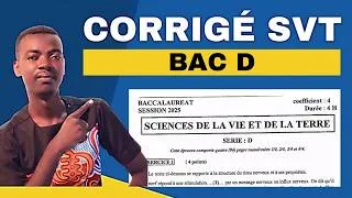 Miniature : CORRECTION EPREUVE  APC : SVT  BAC D 2025 CÔTE D'IVOIRE