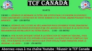 Miniature : TCF CANADA 🇨🇦/expression écrite/Correction : LA RÉDUCTION DU TEMPS DE TRAVAIL.  ✍✍