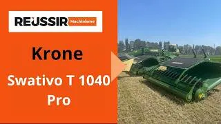 Miniature : Krone débarque sur le marché des andaineurs à tapis avec le modèle Swativo T 1040 Pro.