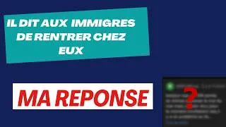 Miniature : Il dit aux immigrés de rentrer chez eux. Je lui réponds dans cette vidéo. #Afrique #OINP #Canada2026