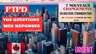 Miniature : PTPD: Vos questions=7 réponses claires. Ce que personne n'explique au #Canada #ImmigrationCanada