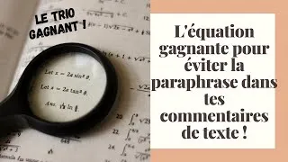 Miniature : Comment éviter la paraphrase au bac de français ?