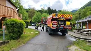 Miniature : Les pompiers dans le camping !!!!!