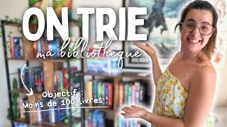 Miniature : Je TRIE ma BIBLIOTHEQUE ! 📚 Je veux moins de 100 livres dans ma PAL 😱