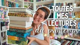 Miniature : On fait le BILAN de TOUTES mes lectures du printemps  📖😍