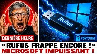 Miniature : Rufus VIENT DE DÉTRUIRE Windows 11 sous les yeux de millions de gens et Microsoft S'EFFONDRE !