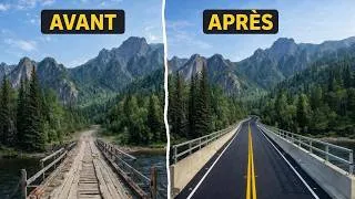 Miniature : La Chine Détruit un Vieux Pont en Bois et Construit l'IMPOSSIBLE en 24h ! Personne n'y Croyait !