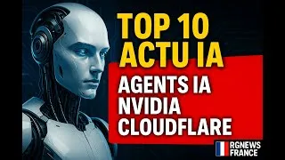 Miniature : Top10 Actu IA du 21 novembre 2025 : agents IA, Nvidia choc, Cloudflare KO