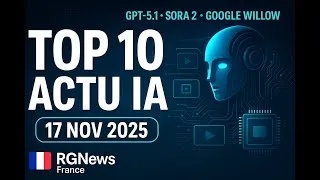 Miniature : Top10 Actu IA du 17 novembre 2025 : GPT-5.1, Sora 2, Willow et l’IA qui dérape