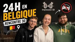 Miniature : Vlog - 24h en Belgique pour une rencontre 3D - je suis rentrée sans voiture