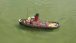Miniature : Le remorqueur à vapeur Marie-Felling de Philippe - MNDTV Breteuil 2026 RC (Bateau radiocommandé)