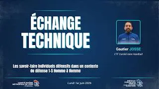 Miniature : Echange Technique – Les savoir-faire individuels défensifs dans un contexte de défense 1-5 H à H