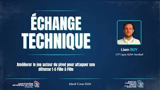 Miniature : Echange Technique – Améliorer le jeu autour du pivot pour attaquer une défense 1-5 Fille à Fille