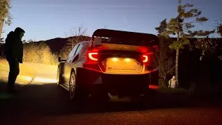 Miniature : |Test rallye Monte Carlo 2023-Sébastien Ogier -Toyota Yaris hybride Rally1 |