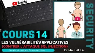 Miniature : Cours N°15 Les vulnérabilités applicatives (Contrer L'attaque SQL Injection)| Par Dr MA.Riahla