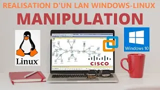 Miniature : Manipulation réseaux 2| TCP IP:  Configuration d'un réseau local sous Linux et Windows | Riahla