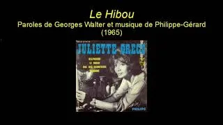 Miniature : Juliette Gréco   Le Hibou