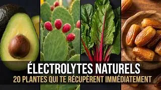 Miniature : 20 plantes riches en ÉLECTROLYTES NATURELS que votre corps reconnaît instantanément