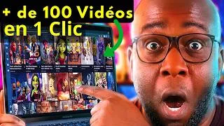 Miniature : J'ai créé "100 vidéos virales" en 1 clic avec l'IA GRATUITEMENT: VEO AUTOMATION 2026