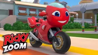 Miniature : Le contrôleur⚡️ Badge de sauvetage ⚡️ Caricature De Moto | Ricky Zoom Français