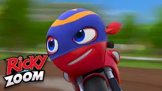 Miniature : La roue folle de Ricky⚡️ Pas très utile ⚡️ Caricature De Moto | Ricky Zoom Français