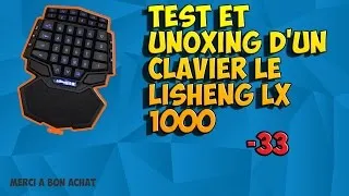 Miniature : (FR) TEST ET UNBOXING DU CLAVIER LISHENG LX 1000 BONACHAT