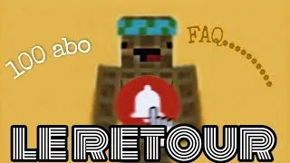 Miniature : je suis de retour pour des nouvelles vidéos !