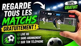 Miniature : 🚨 Regarde tous les matchs en DIRECT GRATUITEMENT sur ton téléphone ⚽📱 (Application incroyable)