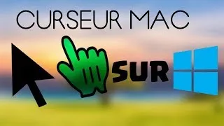 Miniature : [TUTO] - AVOIR LE CURSEUR MAC SUR WINDOWS -