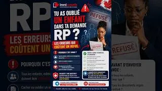 Miniature : TU AS OUBLIÉ UN ENFANT DANS TA DEMANDE RP ? Les erreurs qui coûtent un REFUS.