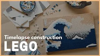 Miniature : Timelapse construction Lego - "Hokusai, La grande vague" 🌊