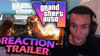 Miniature : GTA VI: RÉACTION 2ÈME TRAILER DE GTA 6, AAAAAAHHH G LA BAAARE !!!!????? 🎉🎆💥💥💥 (C'EST MAGNIFIQUE !!!)