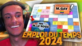 Miniature : Vos EMPLOIS DU TEMPS 2024 sont TERRIFIANT !!?🎒
