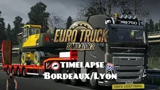 Miniature : Euro Truck Simulator 2 | timelapse | \ cargo pour Bordeaux/Lyon /