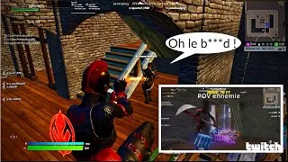 Miniature : Je tue ce STREAMER français en LIVE sur Fortnite : ses RÉACTIONS 👀 #Fortnitechapitre3 #Réaction