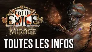 Miniature : Mécaniques, end game, équilibrage, builds starters... Path of Exile : Mirage, le résumé (3.28)