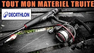Miniature : Mon matériel pour pêcher la truite avec DECATHLON : présentation complète ! [ Riverking ]