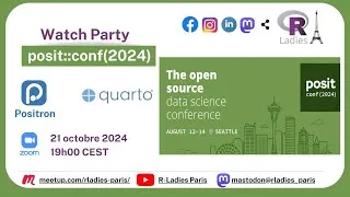 Miniature : Watch Party Francophone pour la posit::conf(2024)