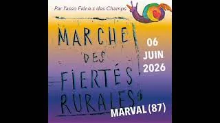 Miniature : Marche des fiertés Rurales de Marval du 06 juin par l'Asso Fièr.e.s des champs