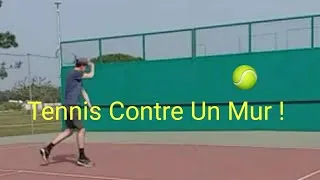 Miniature : Je teste le tennis contre un mur