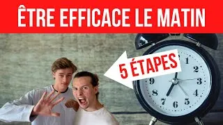 Miniature : comment etre efficace le matin : les 5 étapes pour être efficace le matin