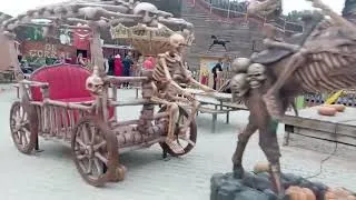 Miniature : Walkthrough & Ride POVs  Halloween theme park - OK CORRAL South France