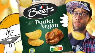Miniature : Les Chips au POULET ... C'EST VEGAN ??? (Brets)