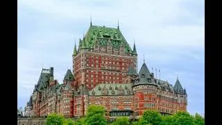 Miniature : Le Vieux-Québec au Canada (Old-Québec city in Canada) Breathtaking elevated view