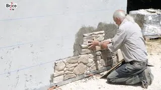 Miniature : Poser un parement de façade en pierre reconstituée - Tuto bricolage avec Robert