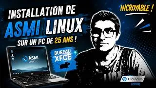 Miniature : Installation d'ASMI Linux sur HP 6510b : 25 ans et toujours en forme! #debian #ubuntu #linux