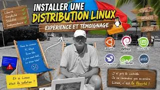 Miniature : Linux: Première Installation. Accident et déception et grande satisfaction. #linux ;#témoignage #pc