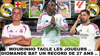Miniature : 🚨DIOMANDÉ QUEL RÉGALE !! / MOURINHO ENVOI UN PETIT TACLE AUX JOUEURS .. / BERNARDO A CONVAINCU MOU