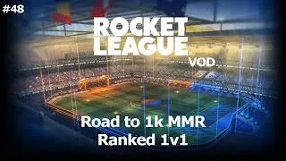 Miniature : UNE FIN DE STREAM AU GOÛT AMER... | VOD // Road to 1k MMR en 1v1 - Rocket League #48