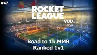 Miniature : JE N'Y ARRIVE PLUS... | VOD // Road to 1k MMR en 1v1 - Rocket League #47